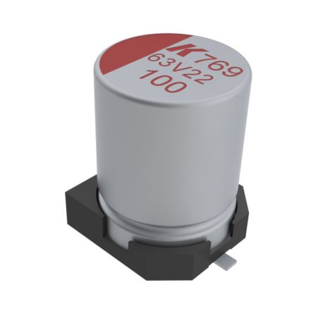 KEMET 82μF Surface Mount Polymer Capacitor, 50V [A769KS826M1HLAS013]; 244-0167