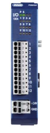 Jumo Digital I/O Module for Use with variTRON, Digital, Digital [705030/36/000]; 244-0356