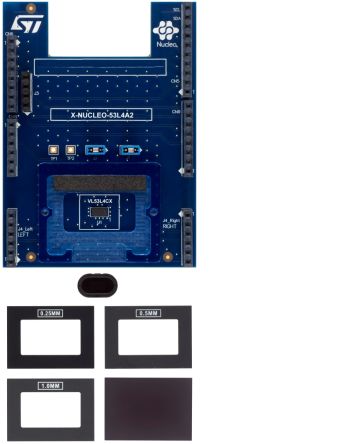 STMicroelectronics ST Eval Board X-NUCLEO-53L4A2 ToF Sensor Expansion Board for VL53L4CX STM32 [X-NUCLEO-53L4A2]; 244-0965