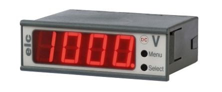 ELC LED Digital Ammeter 200mA DC, 22.2 → 22.5mm x 68 → 68.8mm [LED2472A/100mV]; 244-1471