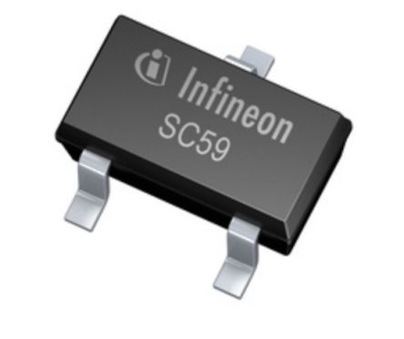 Infineon Hall Effect Switch 1.6mA 25mA Solder Pin Open Drain, -40 → 170°C, 3.0 V ∼ 32 V V [TLE49681KXTSA1]; 244-2289