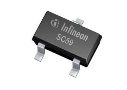 Infineon Hall Effect Switch 6mA 20mA Solder Pin Digital, -40 → 85°C, 2.7 V → 18 V [TLV4906KFTSA1]; 244-2290