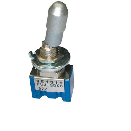 Nidec Components Toggle Switch, PCB Mount, On-On, SPDT, PC Straight Terminal [8E1012-Z]; 244-3248