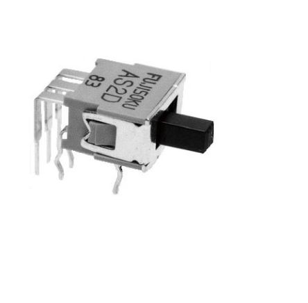 Nidec Components PCB Slide Switch SPDT (On)-Off -(On) 0.4 VA Slide [AS1E-5M-10-Z]; 244-3280