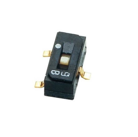 Nidec Components Surface Mount Slide Switch SPDT SP 100 mA Slide [CAS-120TB1]; 244-3317