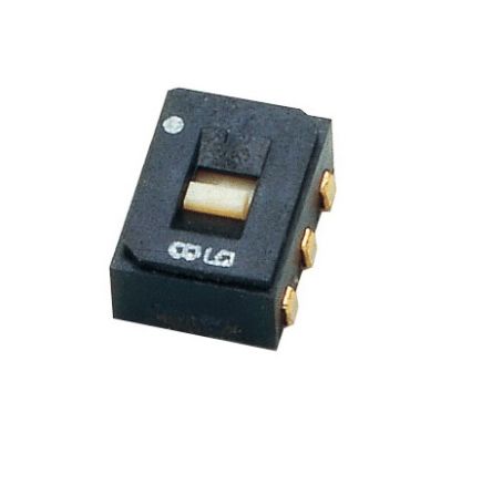 Nidec Components Surface Mount Slide Switch 2PDT DP 100 mA Slide [CAS-220TA]; 244-3321