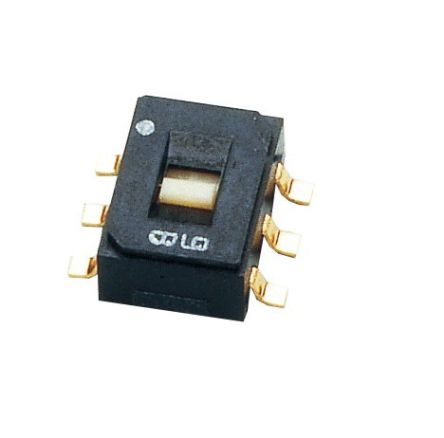 Nidec Components Surface Mount Slide Switch 2PDT DP 100 mA Slide [CAS-220TB1]; 244-3327