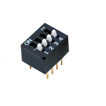 Nidec Components Through Hole Slide Switch SPST 100 mA Slide [CES-0402MC]; 244-3335