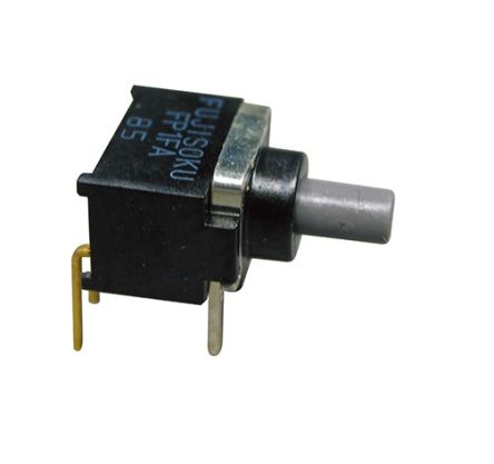 Nidec Components CFP2 Series Push Button Switch, On-(On), PCB, SPDT, 28V [CFP2-1FC6-AW]; 244-3357
