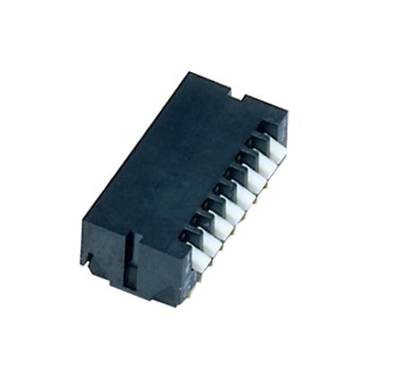 Nidec Components 8 Way PCB Piano Dip Switch 8PST, Piano Actuator [CHP-081TB]; 244-3427