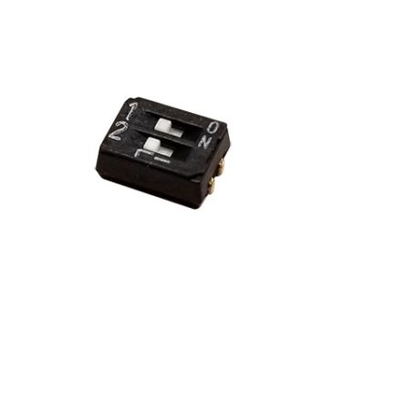 Nidec Components Surface Mount Slide Switch DPST 100 mA Slide [CHS-02TA]; 244-3439