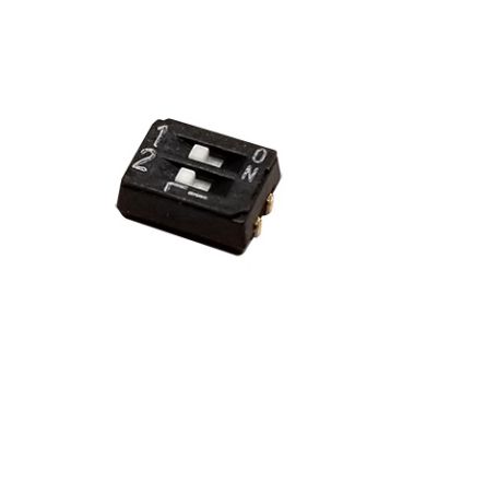 Nidec Components Surface Mount Slide Switch DPST 100 mA Slide [CHS-02TA1]; 244-3441