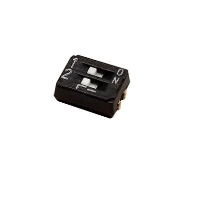 Nidec Components Surface Mount Slide Switch DPST 100 mA Slide [CHS-02TB]; 244-3444