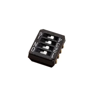 Nidec Components Surface Mount Slide Switch 4PST 100 mA Slide [CHS-04TB]; 244-3451