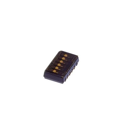 Nidec Components Surface Mount Slide Switch 6PST 100 mA Slide [CHS-06TA1]; 244-3458