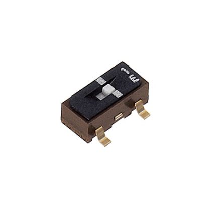 Nidec Components Surface Mount Slide Switch SPDT SP 100 mA Slide [CJS-1200TB]; 244-3486