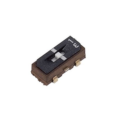 Nidec Components Surface Mount Slide Switch SPDT SP 100 mA Slide [CJS-1201TA]; 244-3489