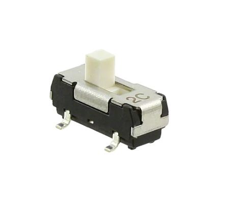 Nidec Components Surface Mount Slide Switch SPDT SP 200 mA Slide [CL-SB-12B-01T]; 244-3511