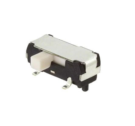 Nidec Components Surface Mount Slide Switch SPDT SP 200 mA Slide [CL-SB-12B-12T]; 244-3516