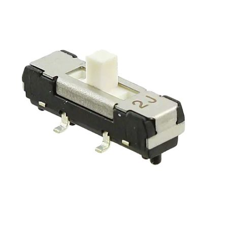 Nidec Components Surface Mount Slide Switch SP 200 mA Slide [CL-SB-13A-02T]; 244-3527