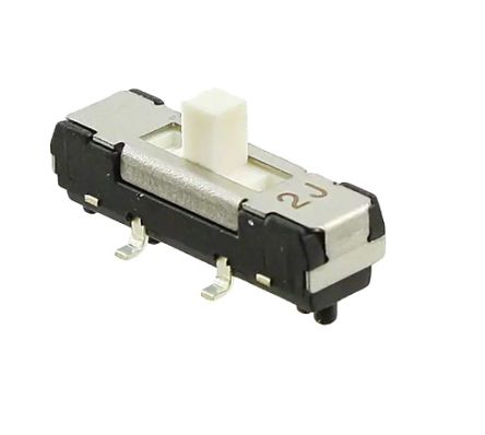 Nidec Components Surface Mount Slide Switch SP 200 mA Slide [CL-SB-13B-01T]; 244-3529