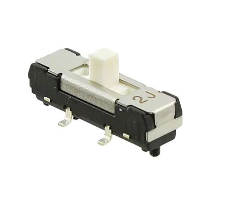 Nidec Components Surface Mount Slide Switch SP 200 mA Slide [CL-SB-13B-02T]; 244-3532