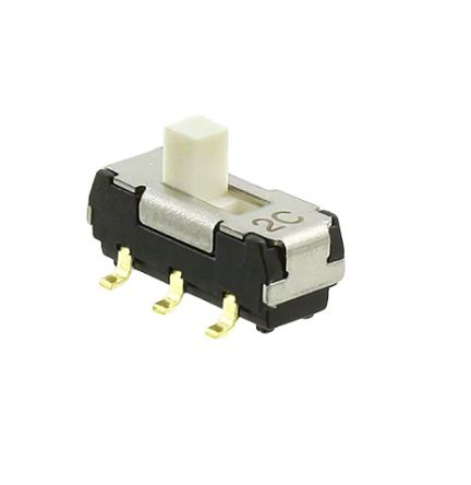 Nidec Components Surface Mount Slide Switch DPDT DP 200 mA Slide [CL-SB-22B-02T]; 244-3545