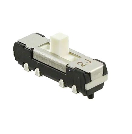 Nidec Components Surface Mount Slide Switch DP3T DP 200 mA Slide [CL-SB-23A-02T]; 244-3559