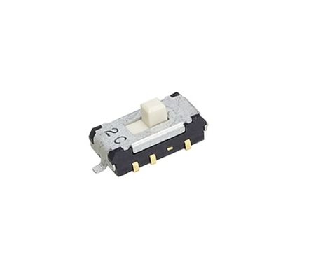 Nidec Components Surface Mount Slide Switch DPDT DP 100 mA Slide [CMS-2202TA]; 244-3569