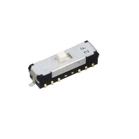 Nidec Components Surface Mount Slide Switch DPDT DP 100 mA Slide [CMS-2402TB]; 244-3592