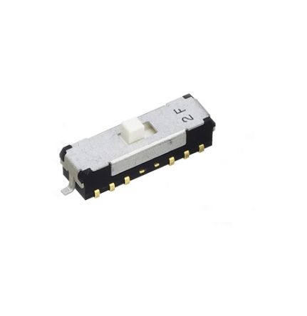 Nidec Components Surface Mount Slide Switch 4P2T DP 100 mA Slide [CMS-4202TA]; 244-3595