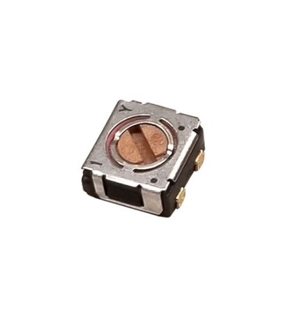 Nidec Components CS-4, 2 Position SP2T Rotary Selector Switch, 0.5 VA, Gull Wing [CS-4-12XTB]; 244-3607