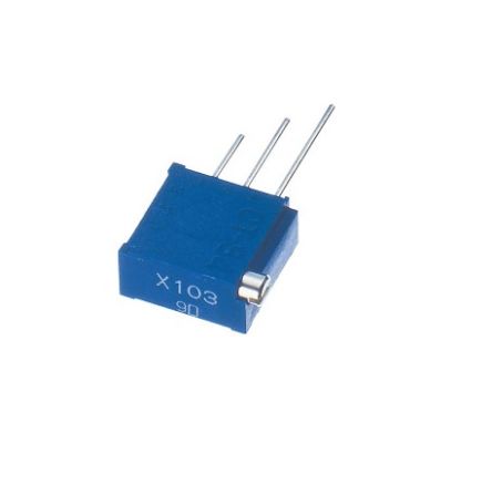 Through Hole Trimmer Potentiometer 0.5W Side Adjust Nidec Components [CT-94EX103]; 244-3663