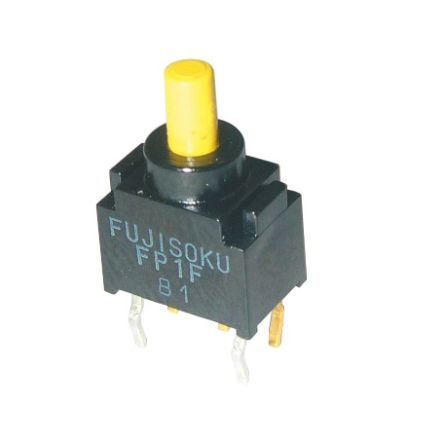 Nidec Components FP Series Push Button Switch, On-(On), PCB, SPDT, 28V dc [FP1F-2M-Z]; 244-3711