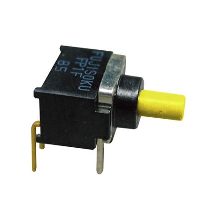 Nidec Components FP Series Push Button Switch, On-(On), PCB, SPDT, 28V dc [FP1F-5M-Z]; 244-3714