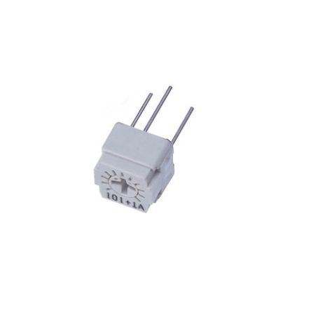 Through Hole Trimmer Potentiometer 0.5W Top Adjust Nidec Components [FT-63ETP104]; 244-3728