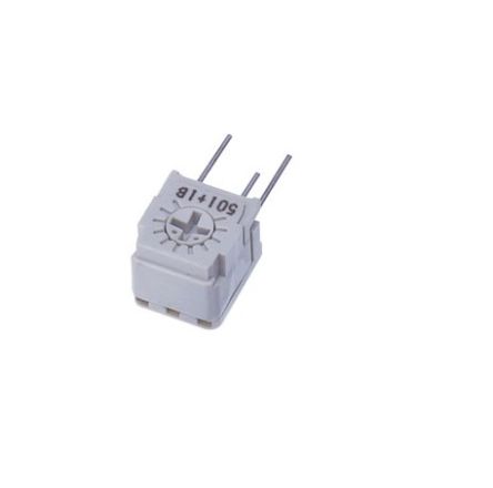 Through Hole Trimmer Potentiometer 0.5W Side Adjust Nidec Components [FT-63ETS103]; 244-3745