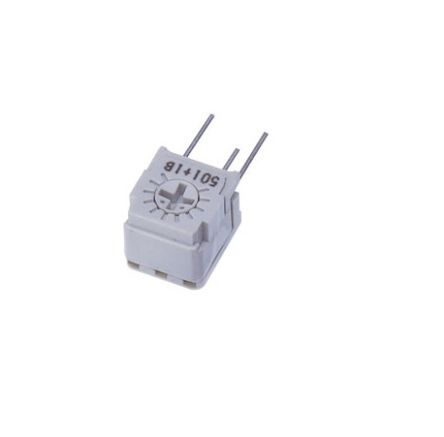 Through Hole Trimmer Potentiometer 0.5W Side Adjust Nidec Components [FT-63ETS104]; 244-3748