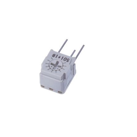 Through Hole Trimmer Potentiometer 0.5W Side Adjust Nidec Components [FT-63ETS201]; 244-3977