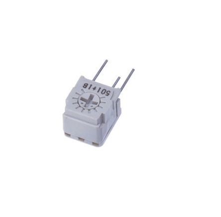 Through Hole Trimmer Potentiometer 0.5W Side Adjust Nidec Components [FT-63ETS202]; 244-3978