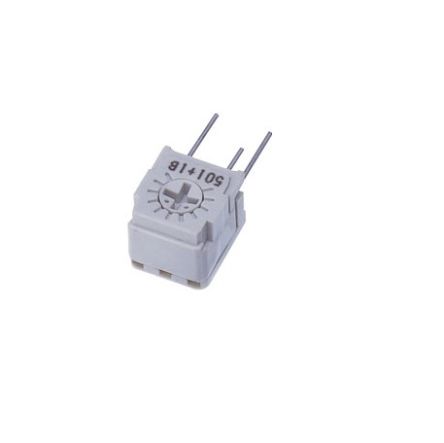 Through Hole Trimmer Potentiometer 0.5W Side Adjust Nidec Components [FT-63ETS503]; 244-3987