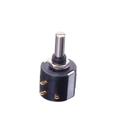 Nidec Components Rotary Wirewound Potentiometer 10-Turns 1-Gang, M-22E10 2K [M-22E10 2K]; 244-4040