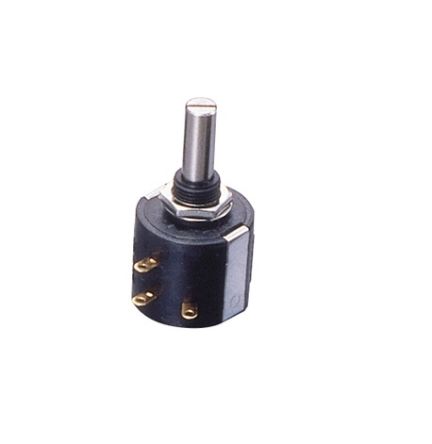 Nidec Components Rotary Wirewound Potentiometer 10-Turns 1-Gang, M-22E10-050 1K [M-22E10-050 1K]; 244-4051