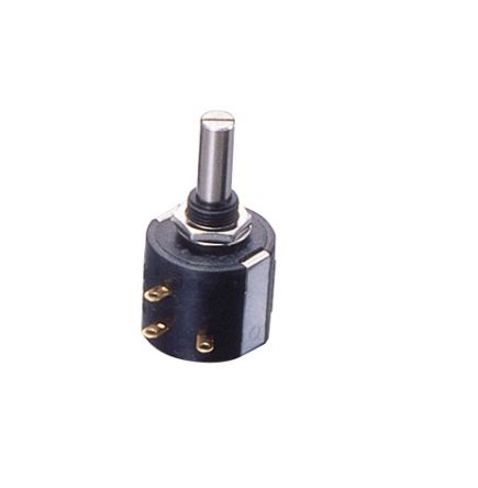 Nidec Components Rotary Wirewound Potentiometer 10-Turns 1-Gang, M-22E10-050 5K [M-22E10-050 5K]; 244-4059