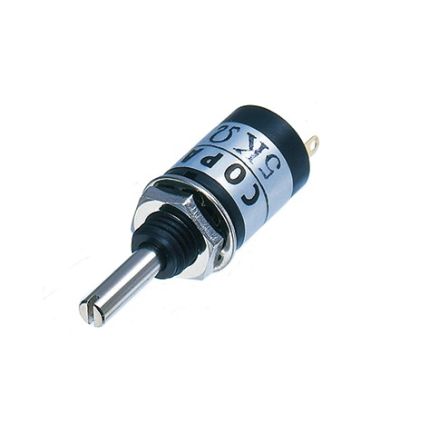 Nidec Components Rotary Potentiometer 3-Turns 1-Gang, MC1003-000-502 [MC1003-000-502]; 244-4065
