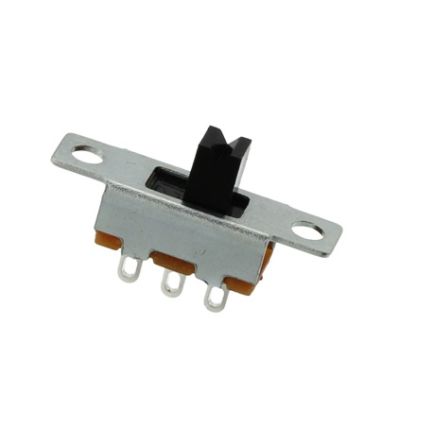 Nidec Components Panel Mount Slide Switch SPDT (On)-(On) 10 mA Slide [MFS101D-14-Z]; 244-4069