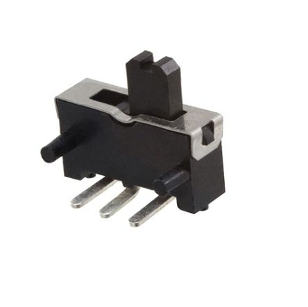 Nidec Components Through Hole Slide Switch SPDT (On)-(On) 10 mA Slide [MFS101D-6-Z]; 244-4071