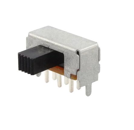 Nidec Components Through Hole Slide Switch DPDT (On)-(On) 10 mA Slide [MFS201N-24-Z]; 244-4078