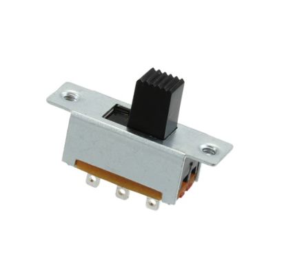 Nidec Components Panel Mount Slide Switch DPDT (On)-(On) 10 mA Slide [MFS201N-Z]; 244-4083