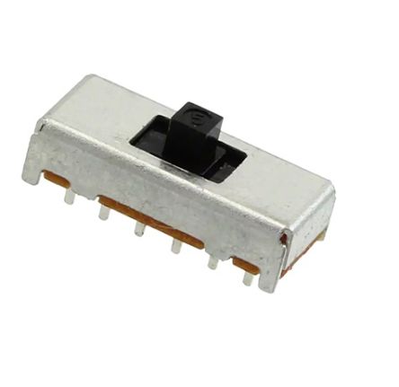 Nidec Components Through Hole Slide Switch 4P12T (On)-(On) 10 mA Slide [MFS401N-2-Z]; 244-4089